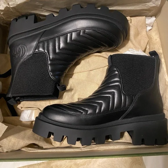 Gucci Black Ankle Boots - Picture 2 of 6